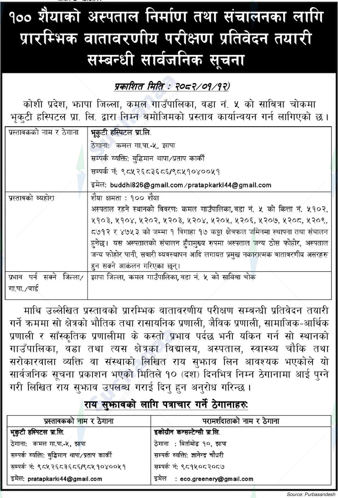 Bhrikuti Hospital Pvt. Ltd.