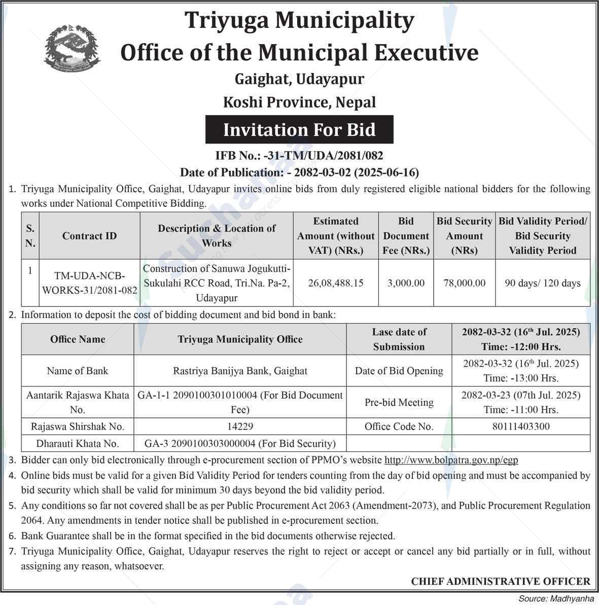 Triyuga Municipality
