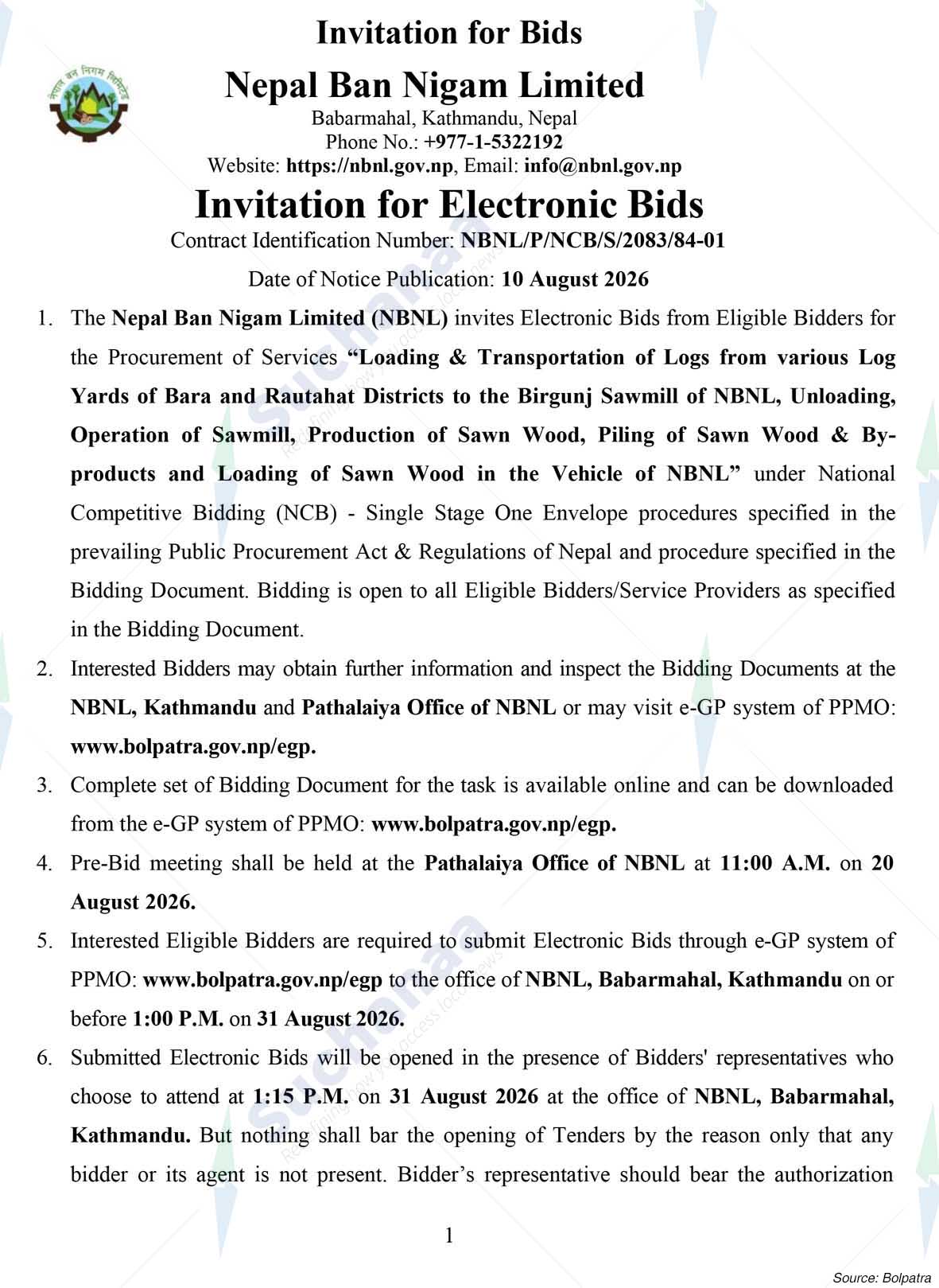 Nepal Ban Nigam Limited