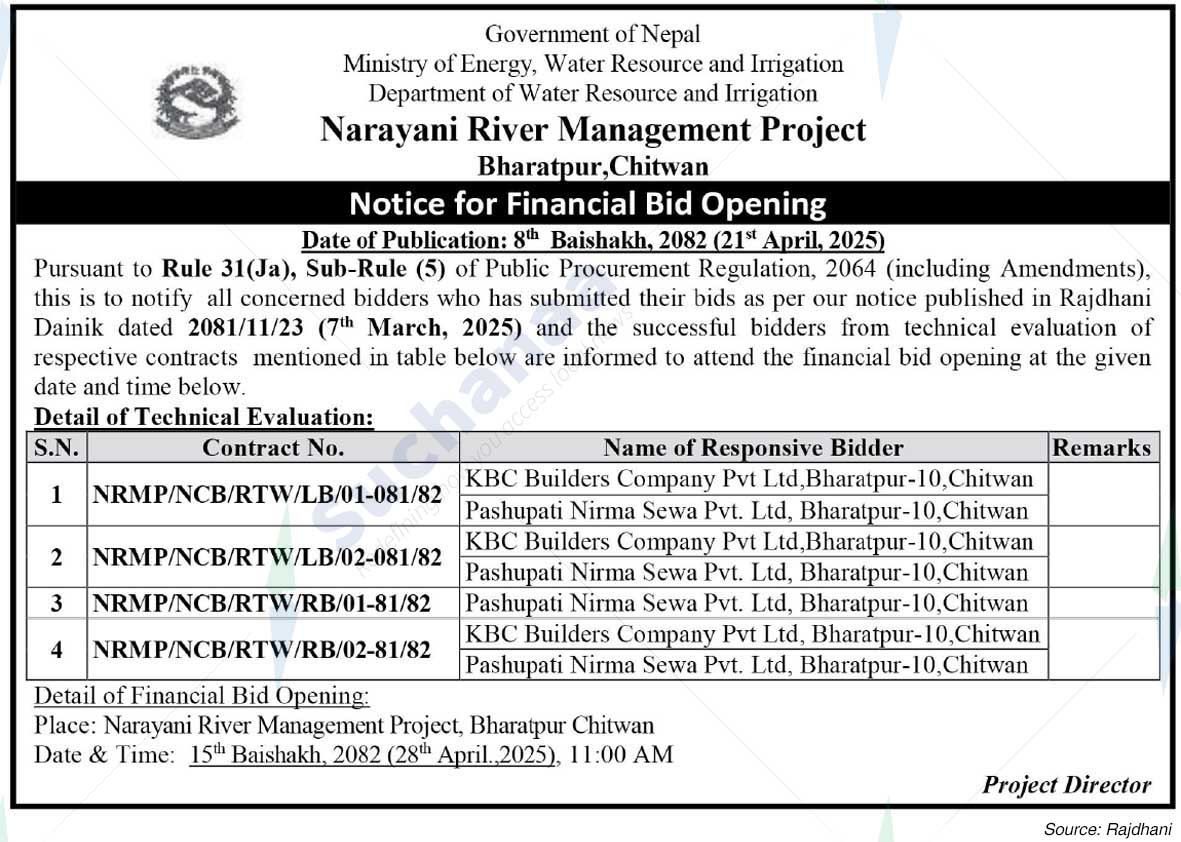 Narayani River Management Project