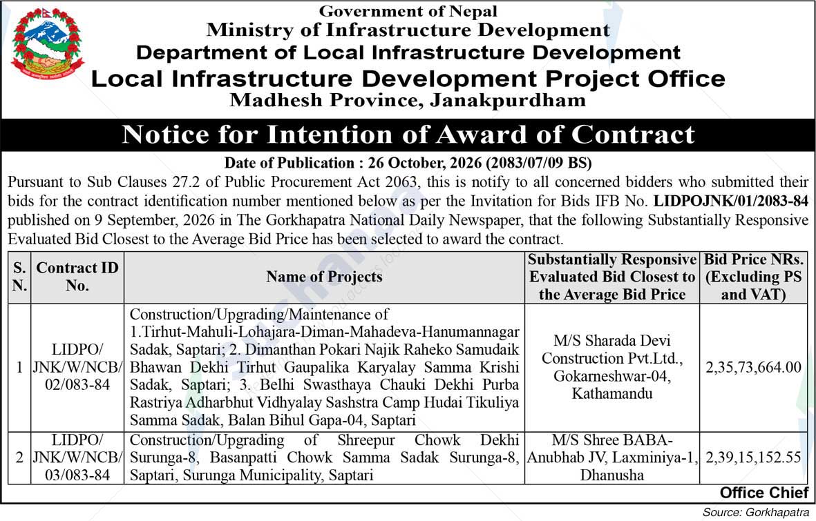 Local Infrastructure Development Project Office, Janakpurdham