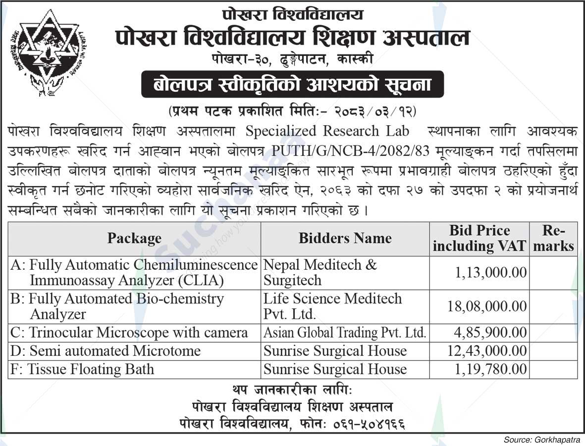 Pokhara University Teaching Hospital