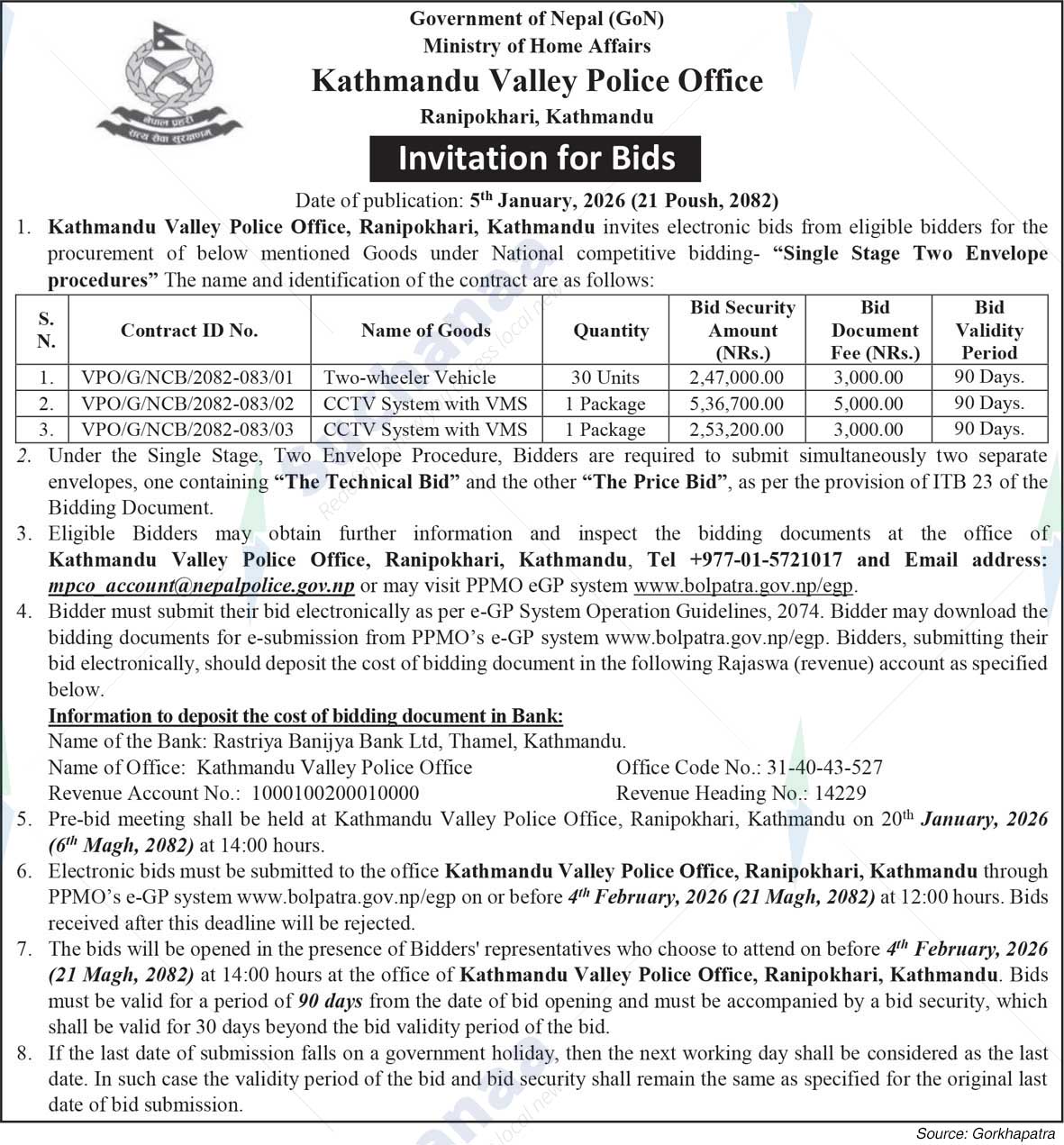 Kathmandu Valley Police Office, Ranipokhari, Kathmandu