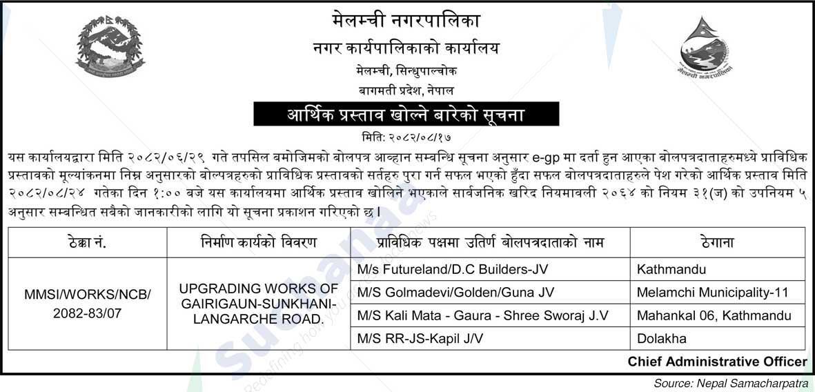 Melamchi Municipality