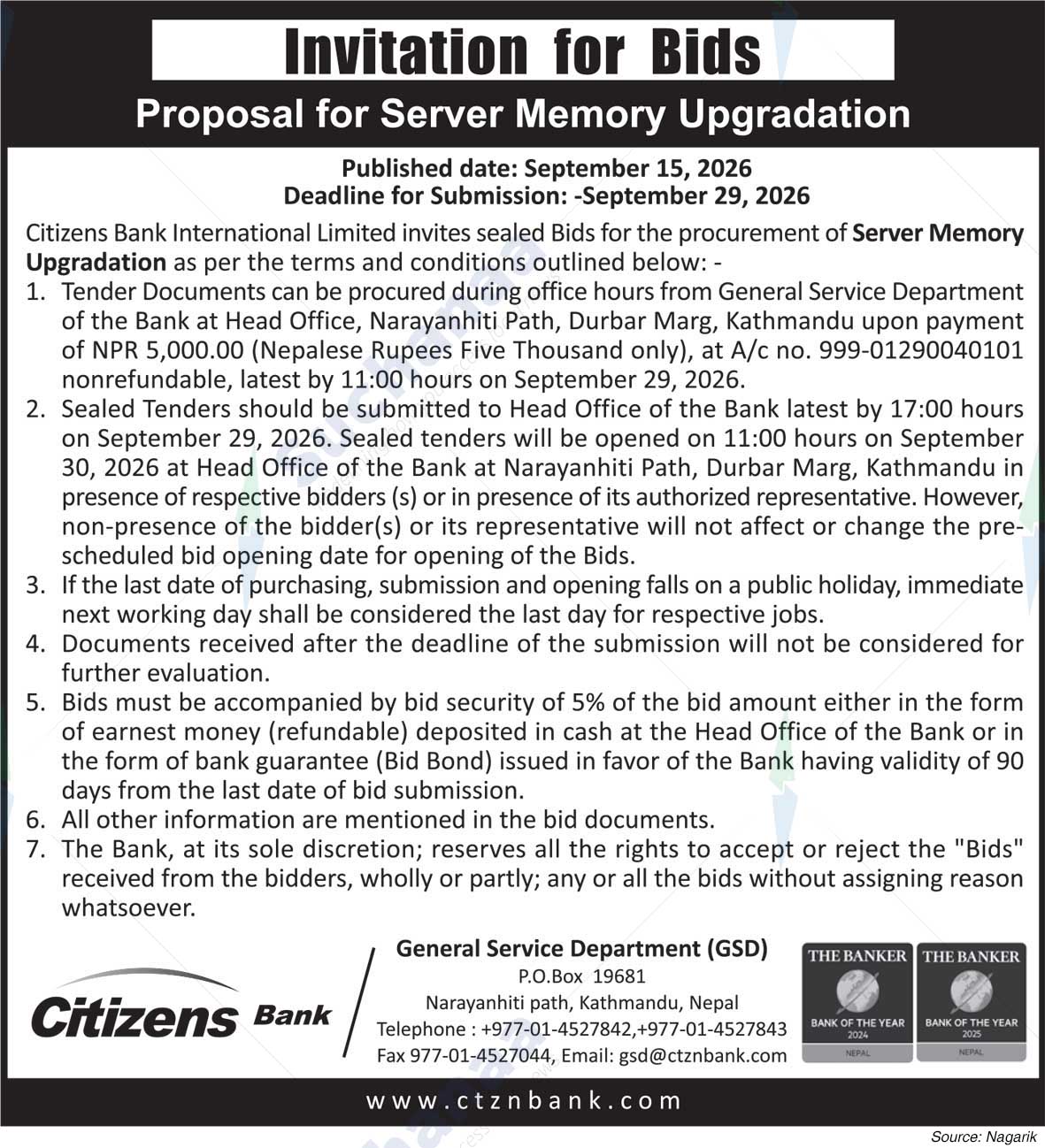 Citizens Bank International Limited