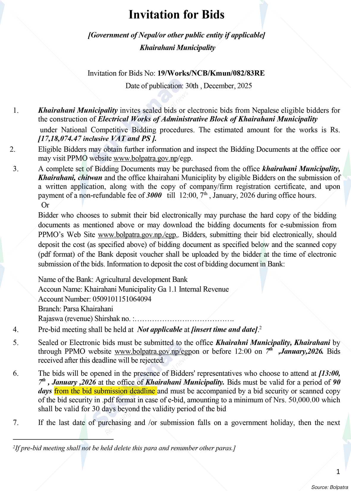 Khairahani Municipality