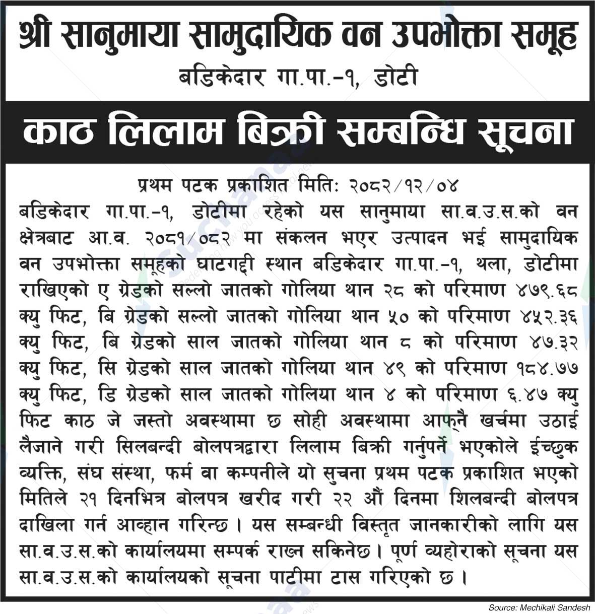 Shree Sanumaya Saa.Wa.Wo.Sa.