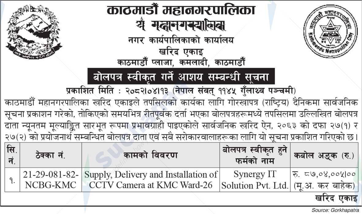 Kathmandu Metropolitan City