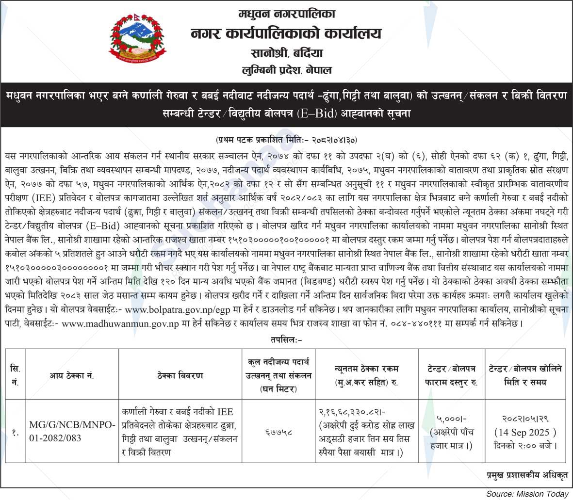 Madhuwan Municipality