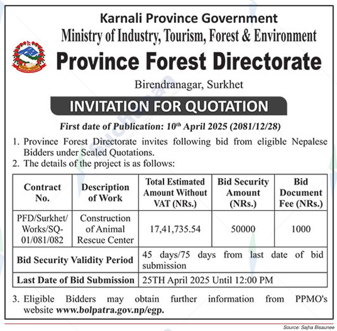 Province Forest Directorate