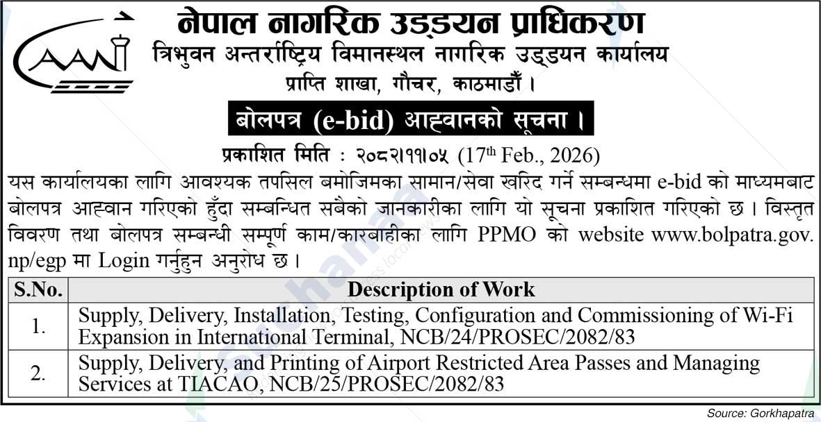 Tribhuvan International Airport