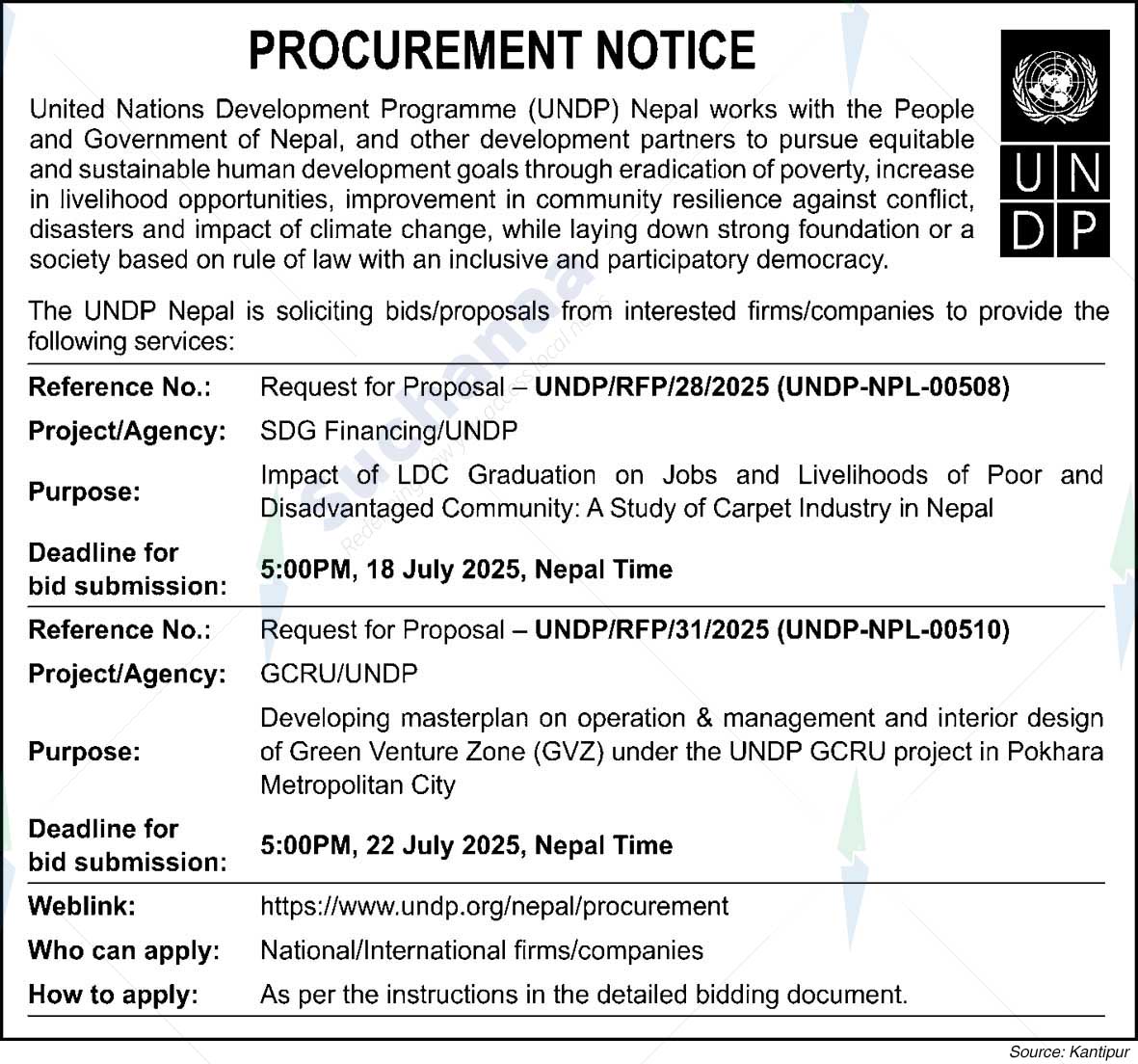 United Nations Development Programme (UNDP)