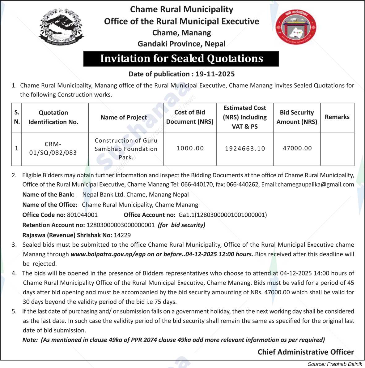 Chame Rural Municipality