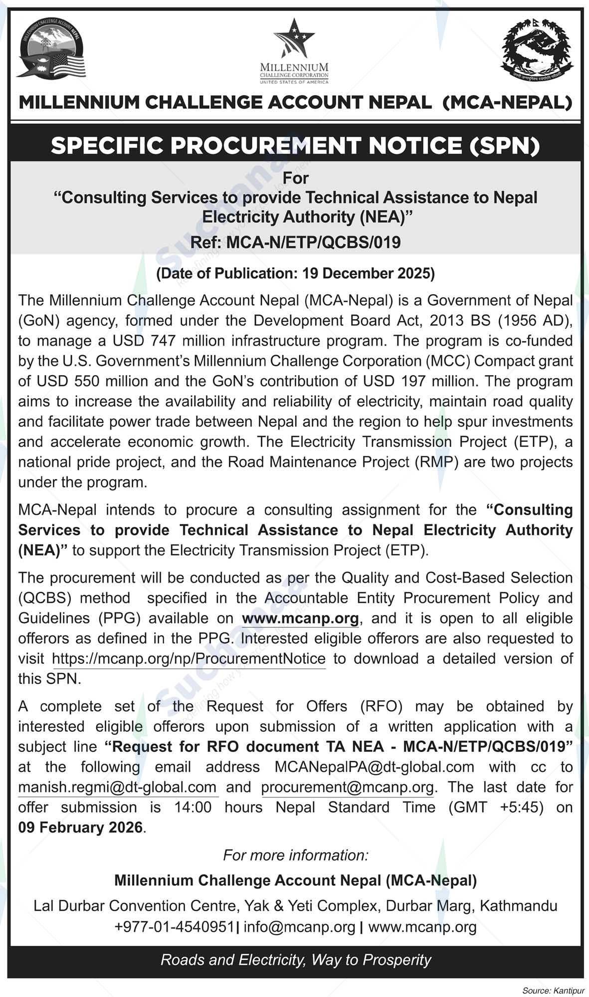 Millennium Challenge Account Nepal
