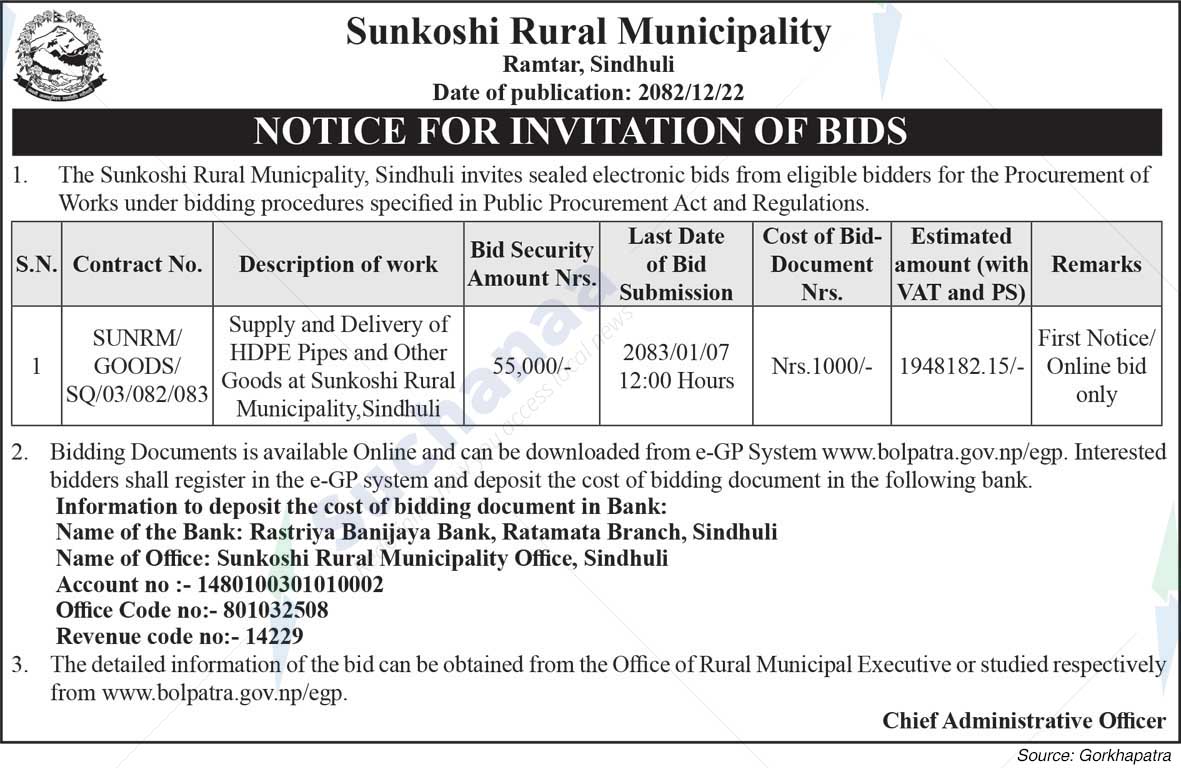 Sunkoshi Rural Municipality