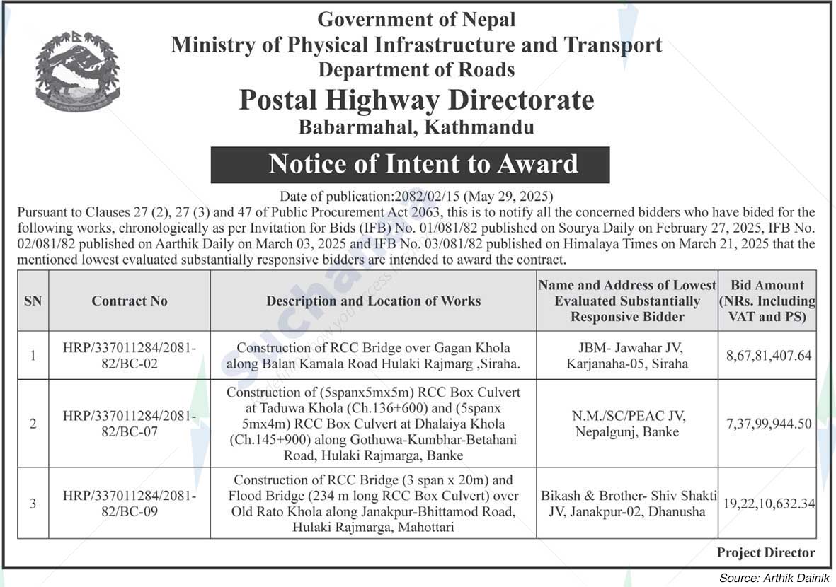 Postal Highway Directorate, Babarmahal