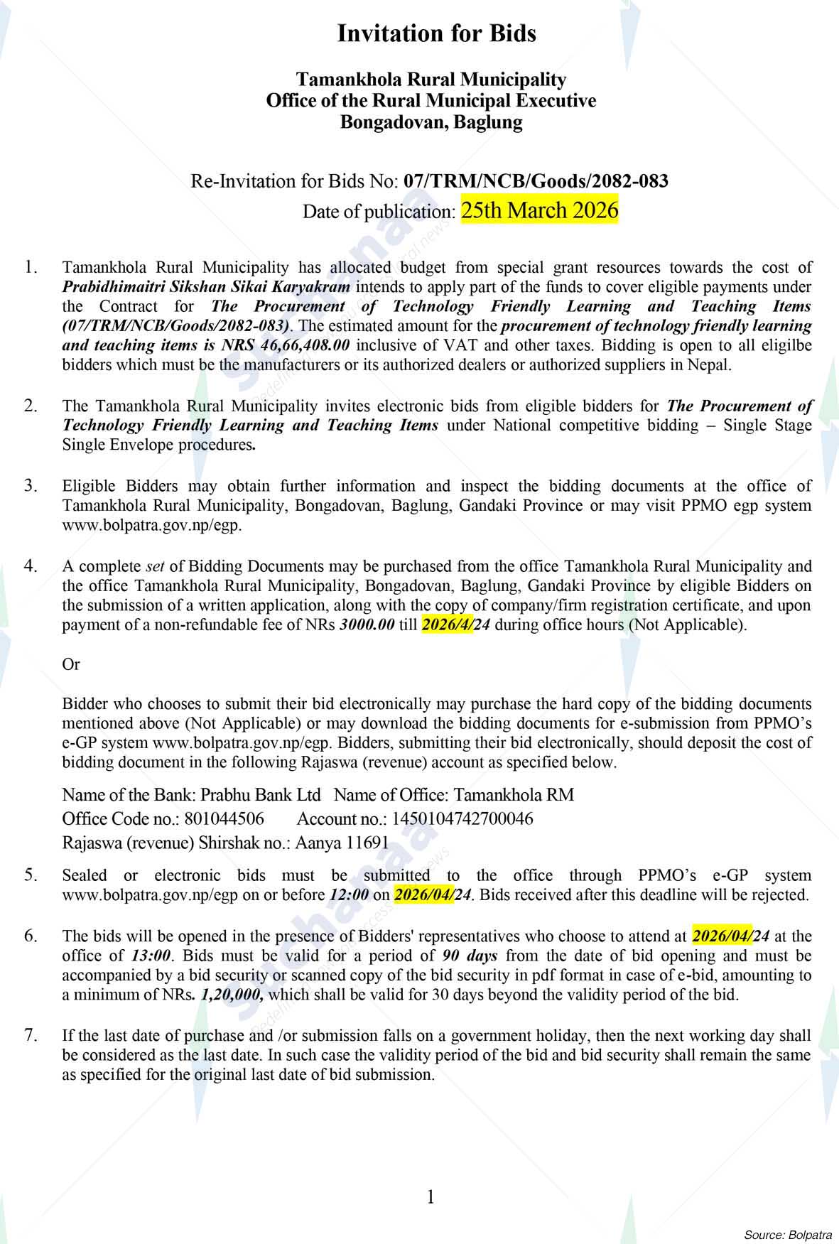 Taman Khola Rural Municipality