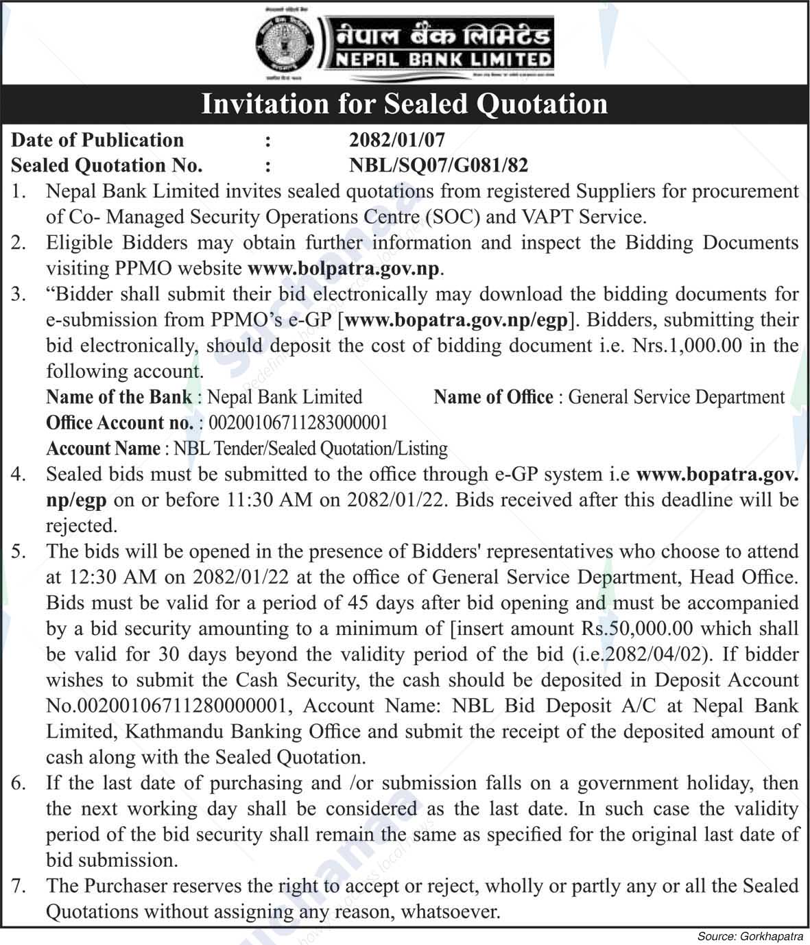 Nepal Bank Limited