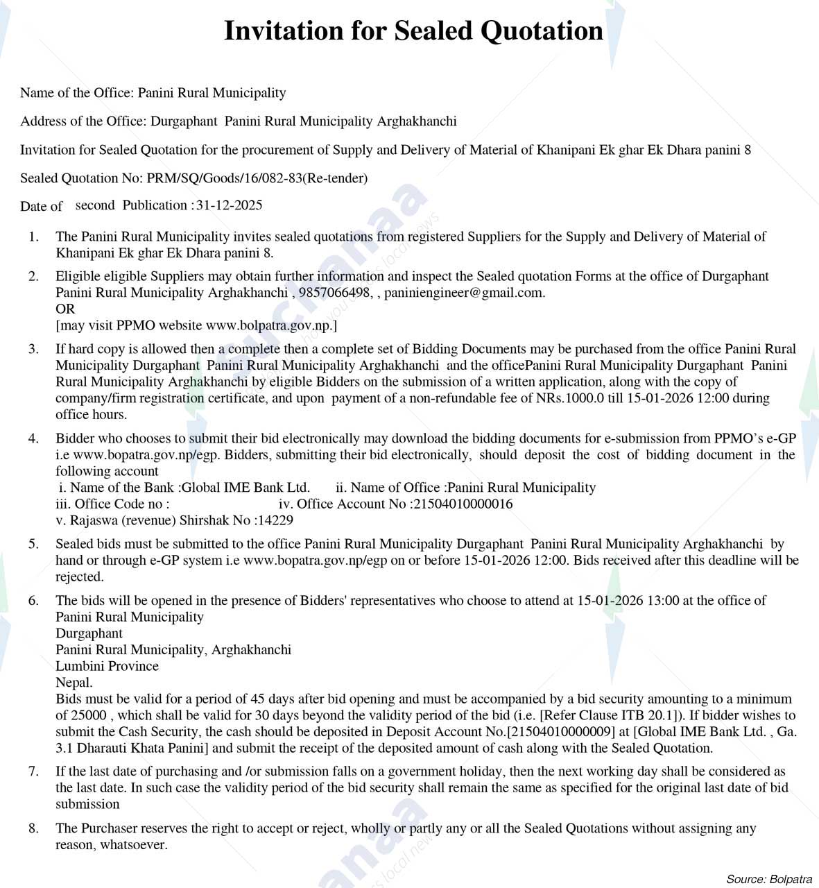 Panini Rural Municipality