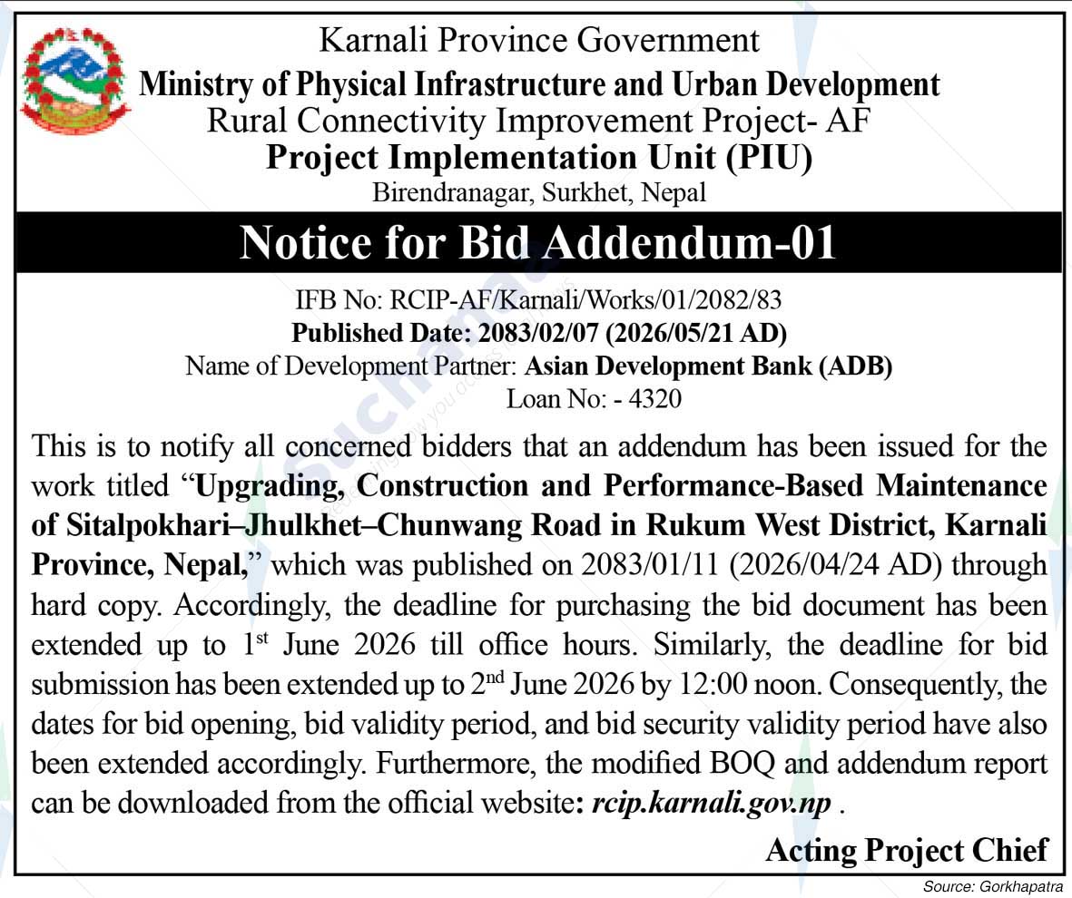 Project Implementation Unit (PIU), Birendranagar, Surkhet
