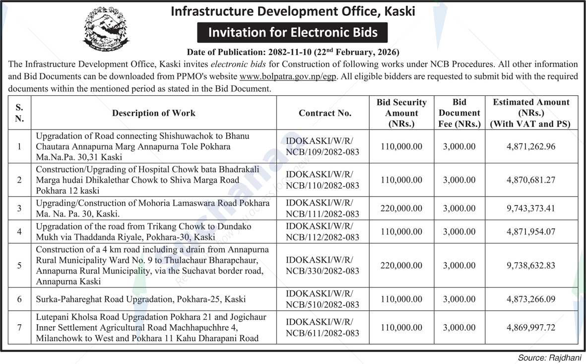 Infrastructure Development Office, Kaski