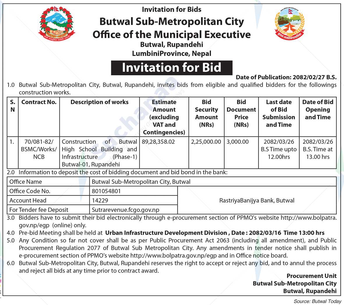 Butwal Sub-Metropolitan City