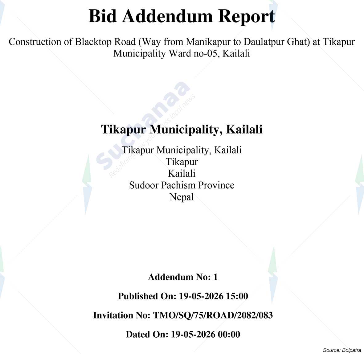 Tikapur Municipality
