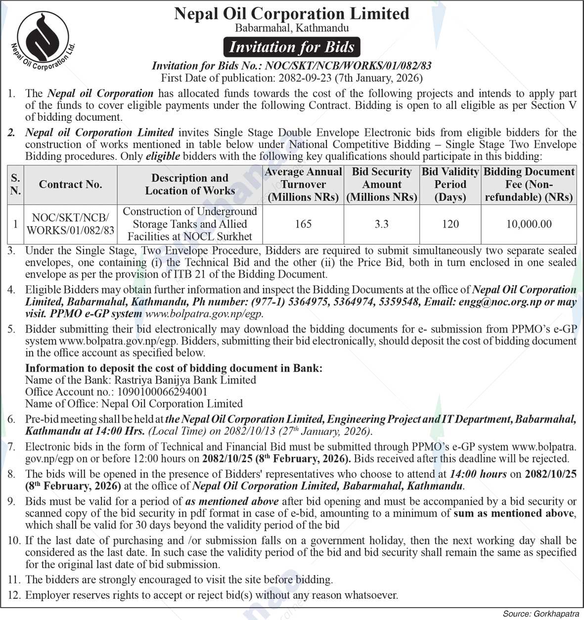 Nepal Oil Corporation Limited