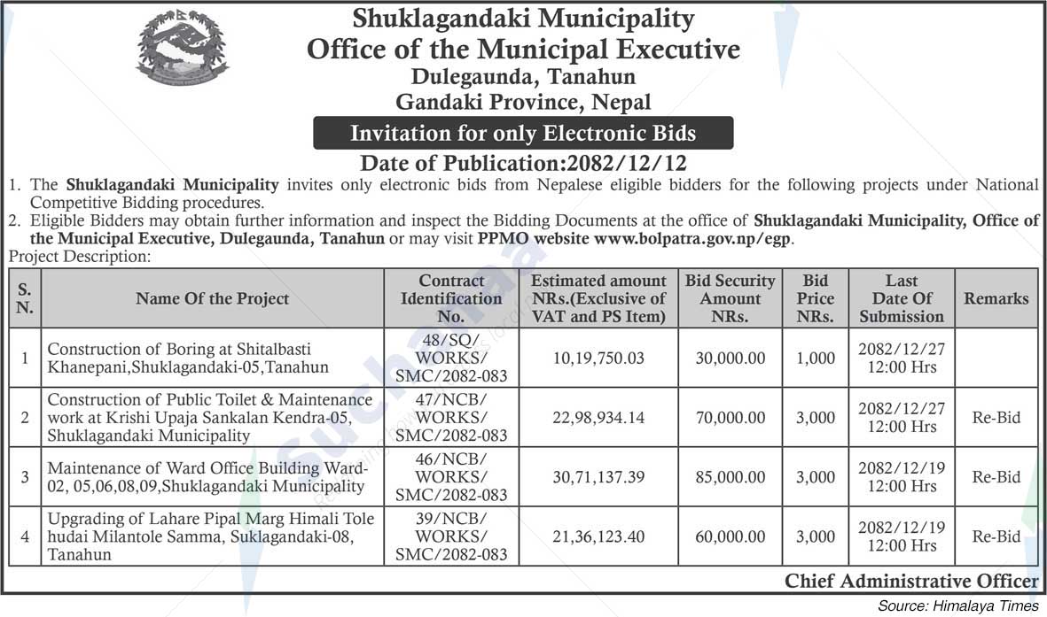 Shuklagandaki Municipality