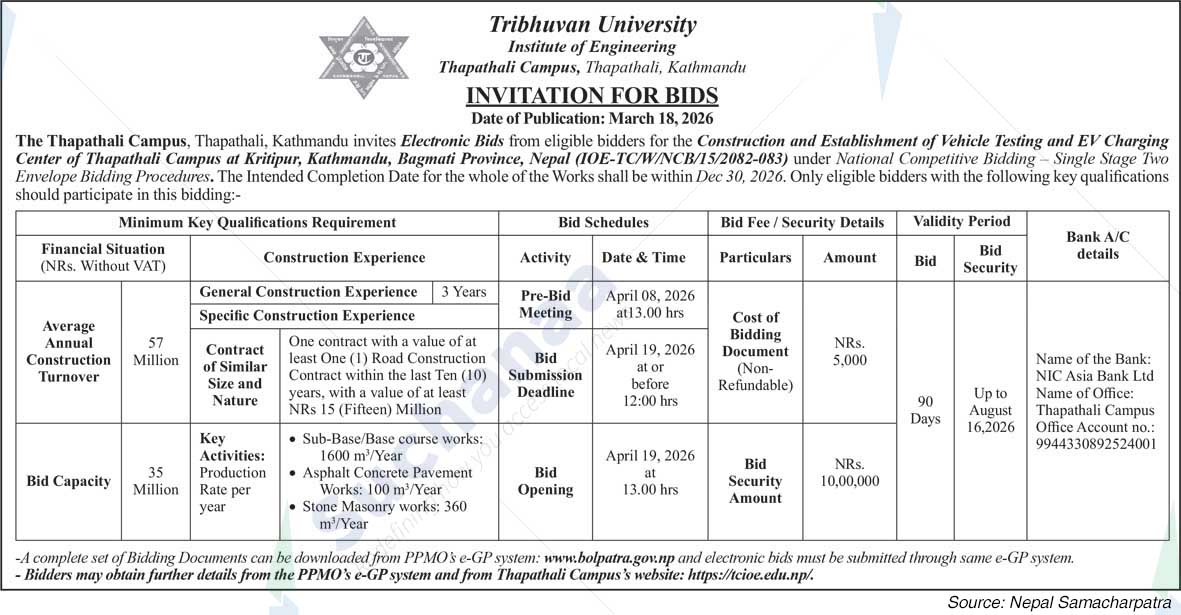 Tribhuvan University, Institute of Engineering