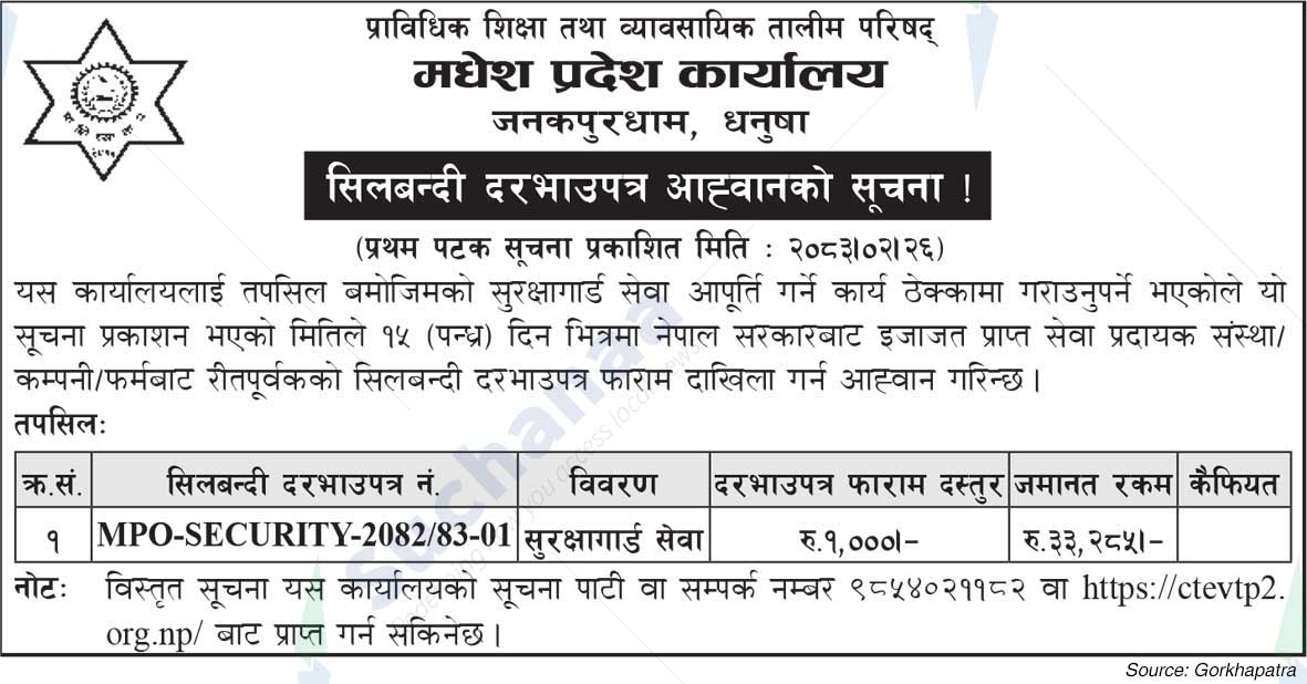 Madhesh Province Office, Dhanusha