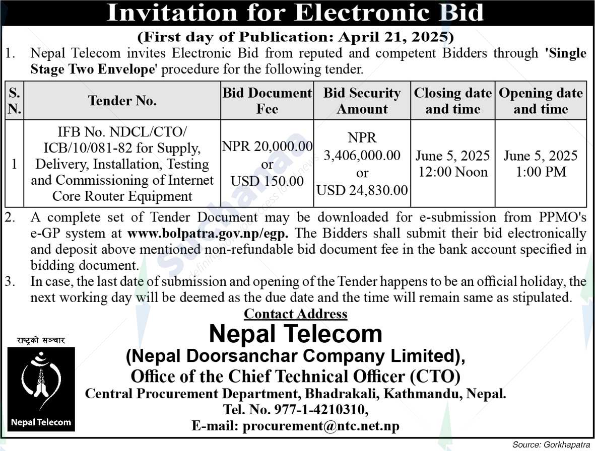 Nepal Doorsanchar Company Limited (NTC)
