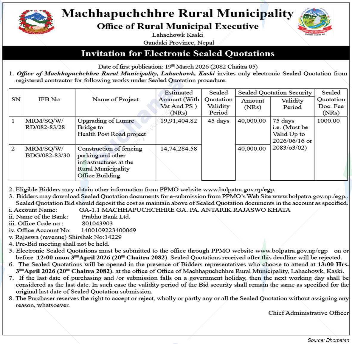 Machhapuchchhre Rural Municipality
