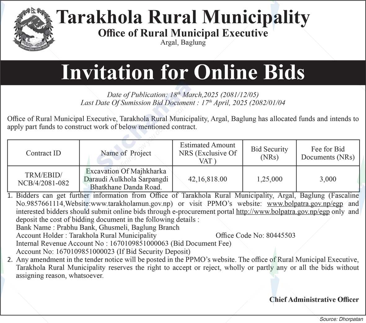 Tarakhola Rural Municipality