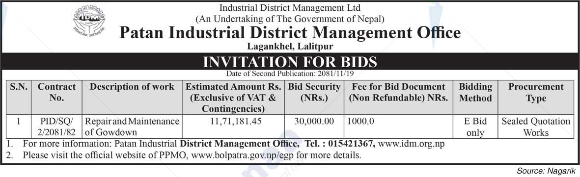 Patan Industrial District Management Office