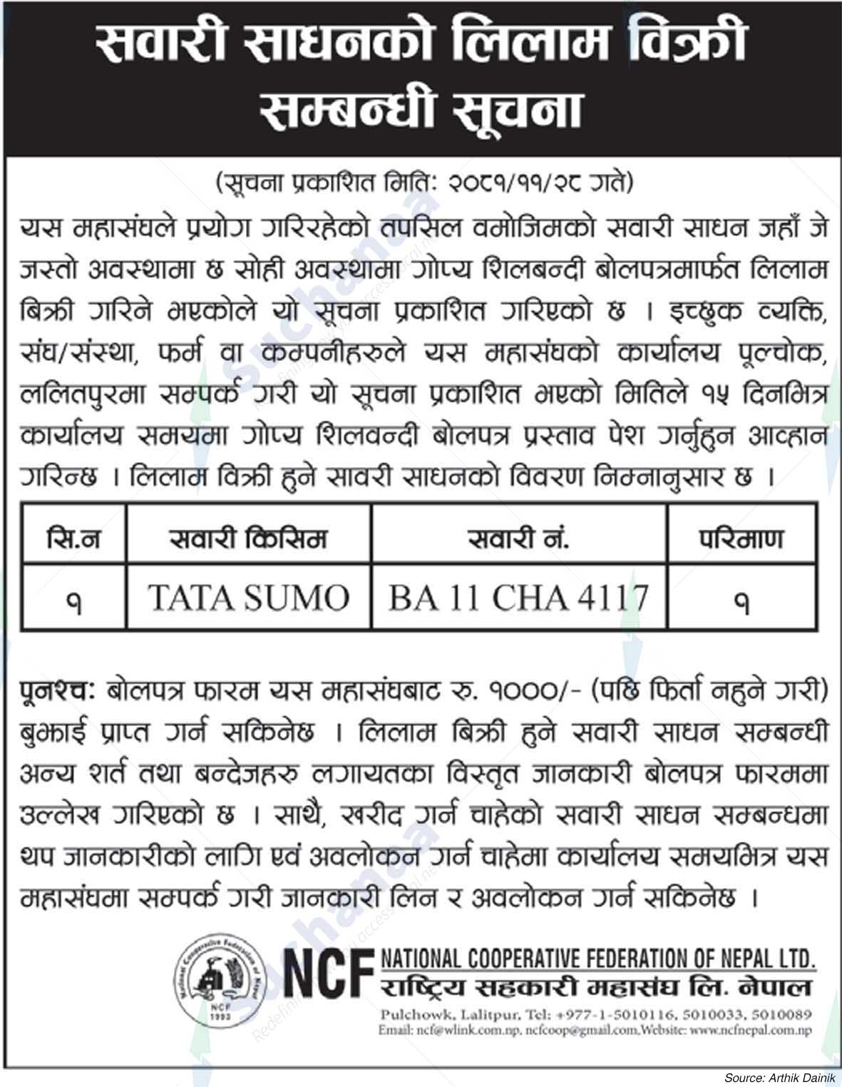National Cooperaive Federation of Nepal Ltd.