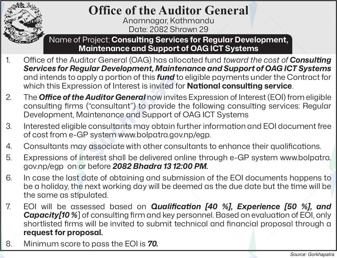 Office of the Auditor General
