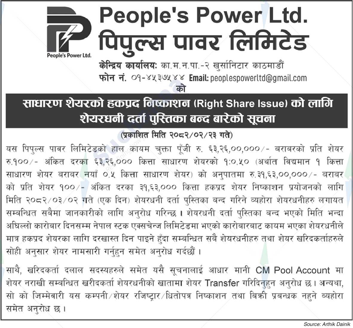 People's Power Ltd.