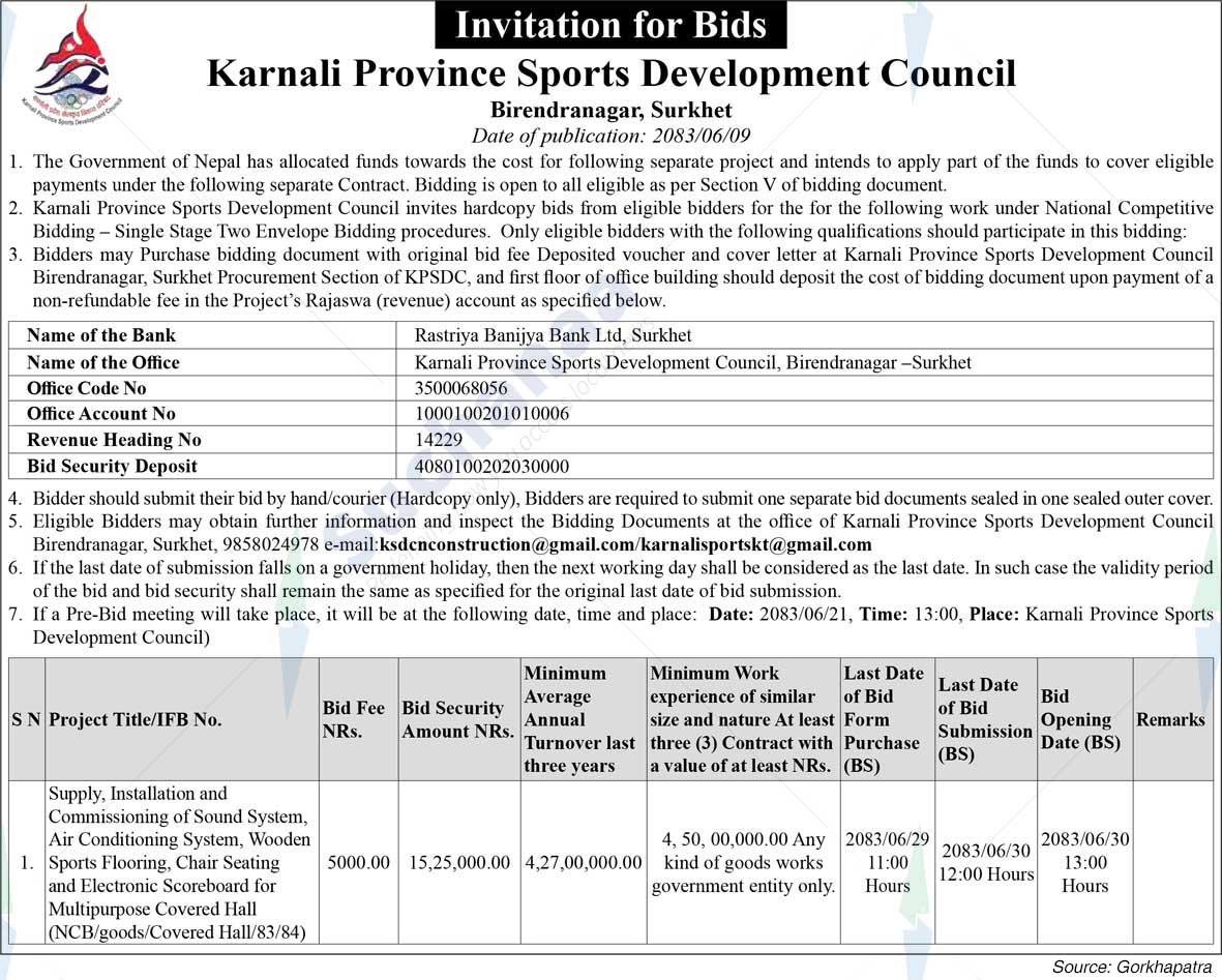 Karnali Province Sports Development Council