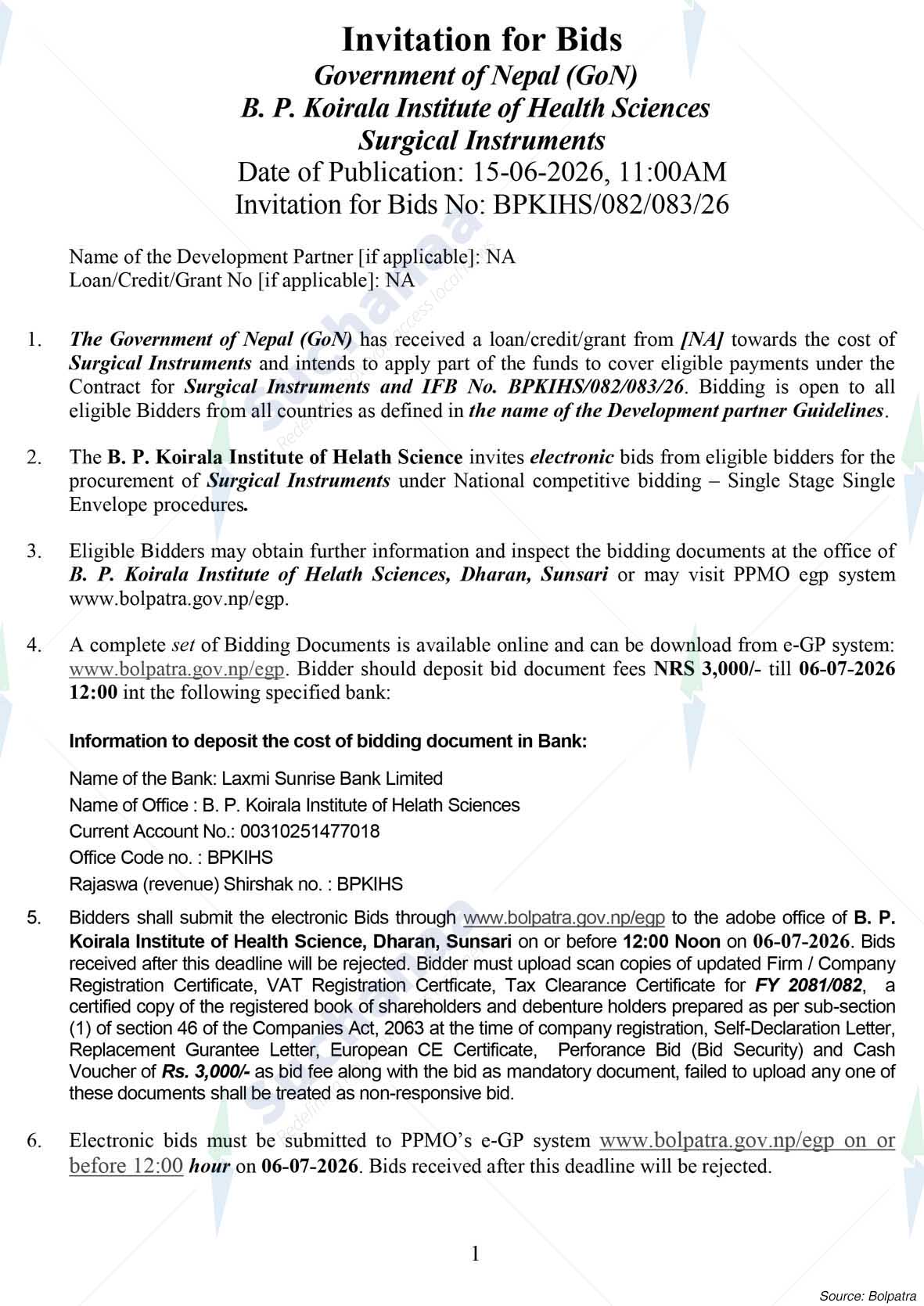 B.P. Koirala Institute of Health Sciences, Dharan