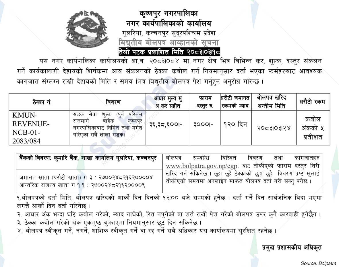 Krishnapur Municipality
