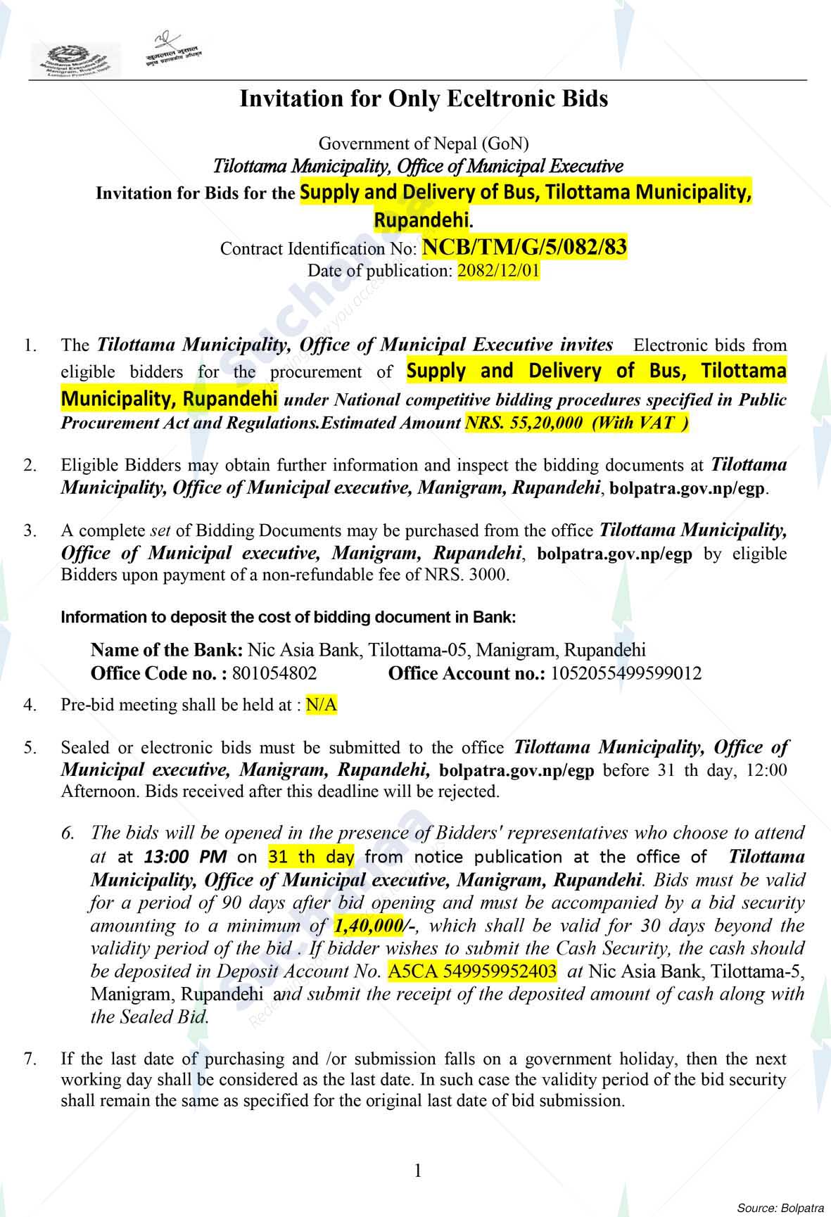 Tilottama Municipality