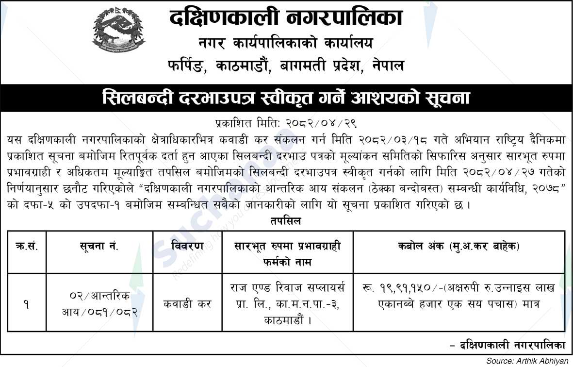Dakshinkali Municipality