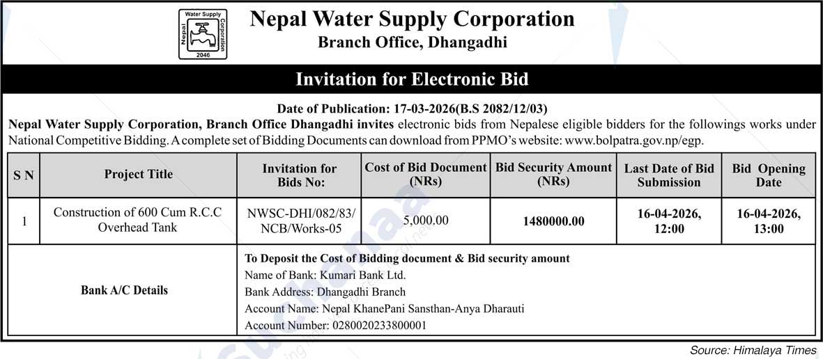 Nepal Water Supply Corporation (NSC)
