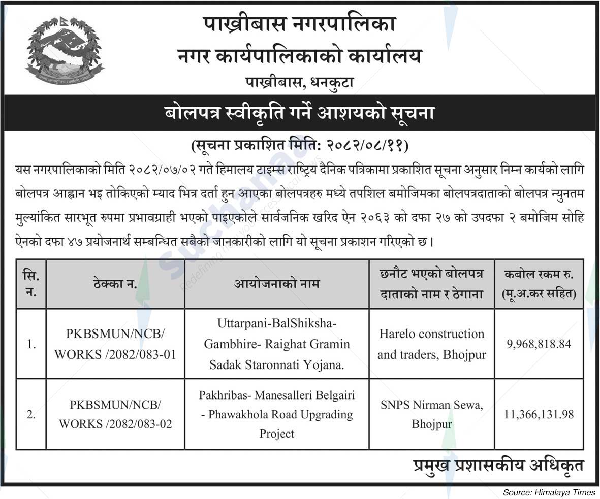 Pakhribas Municipality