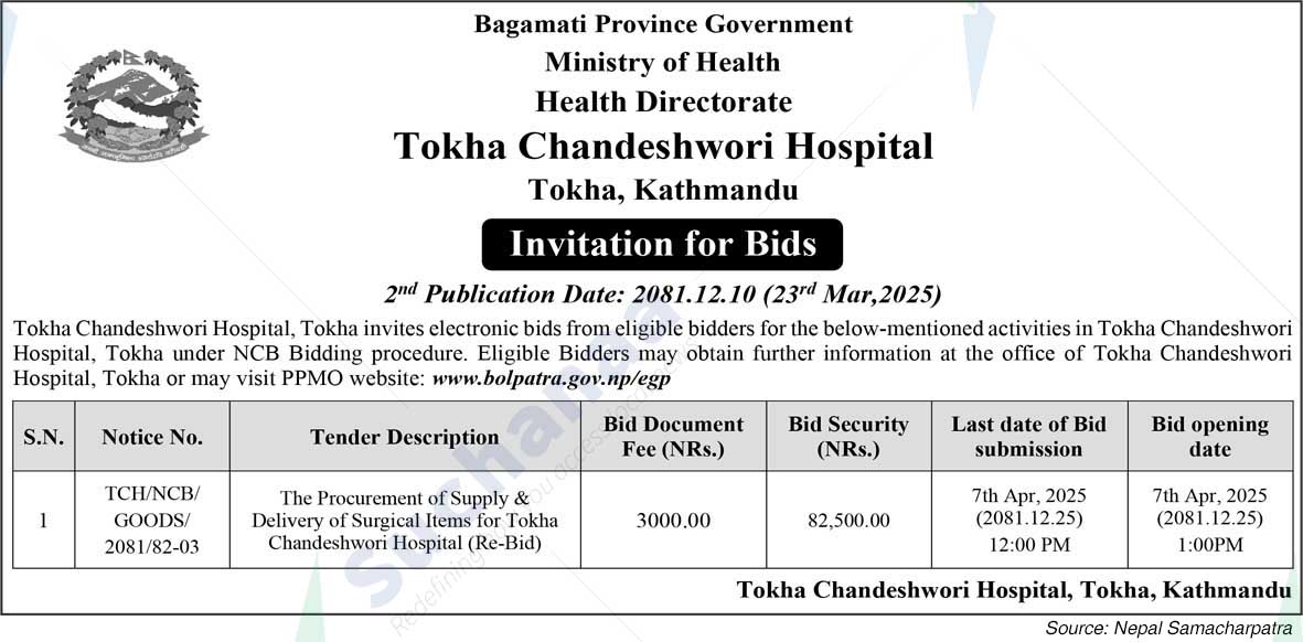 Tokha Chandeshwori Hospital