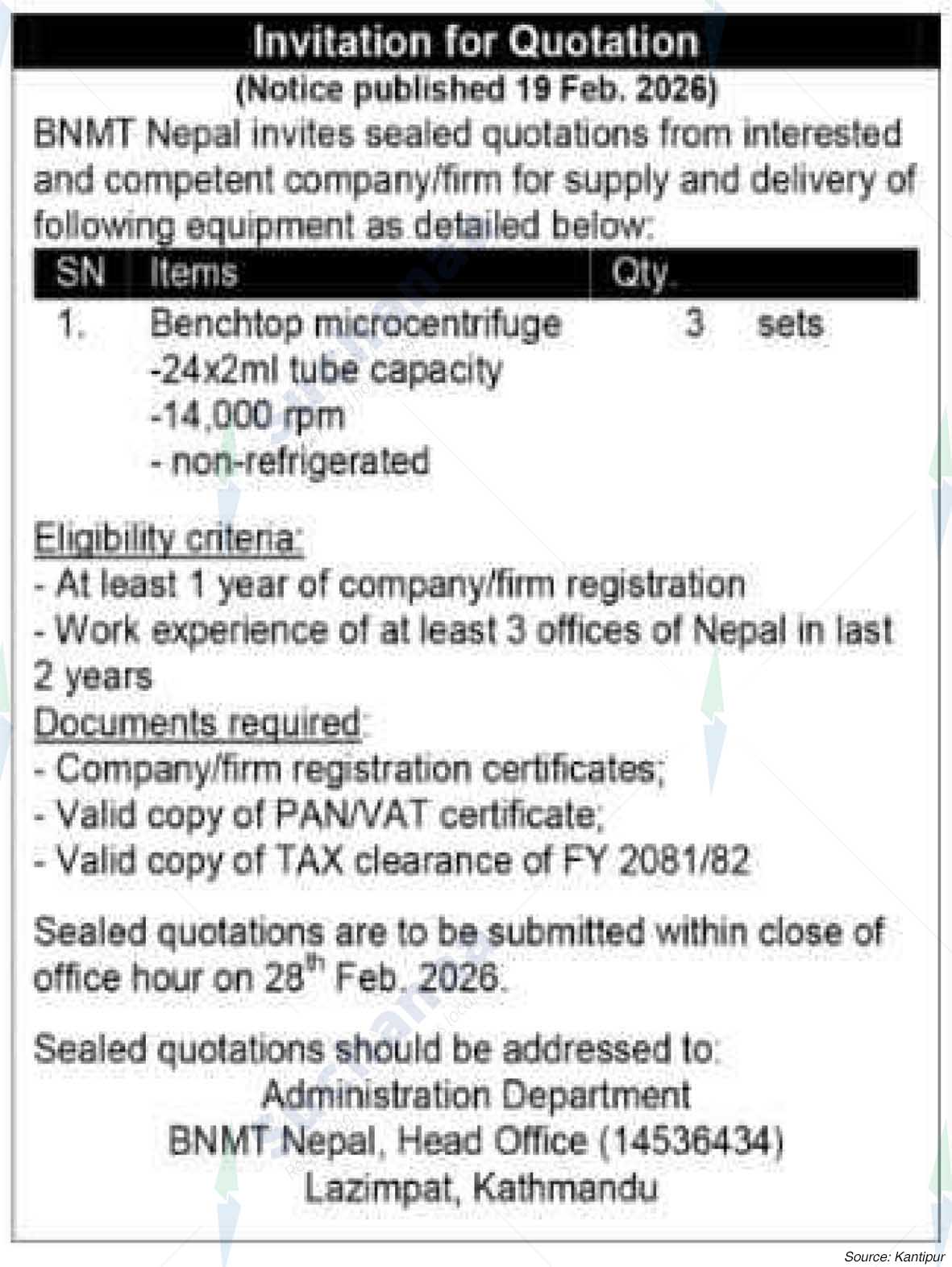 BNMT Nepal, Lazimpat, Kathmandu