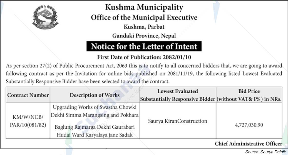 Kushma Municipality