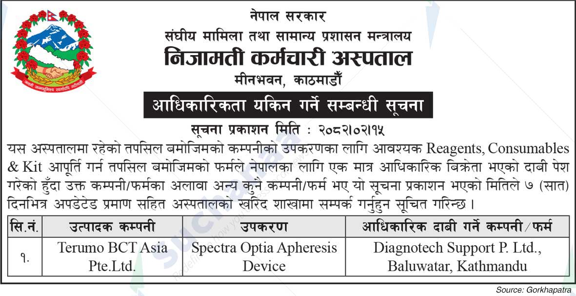 Civil Servants Hospital, Minbhavan