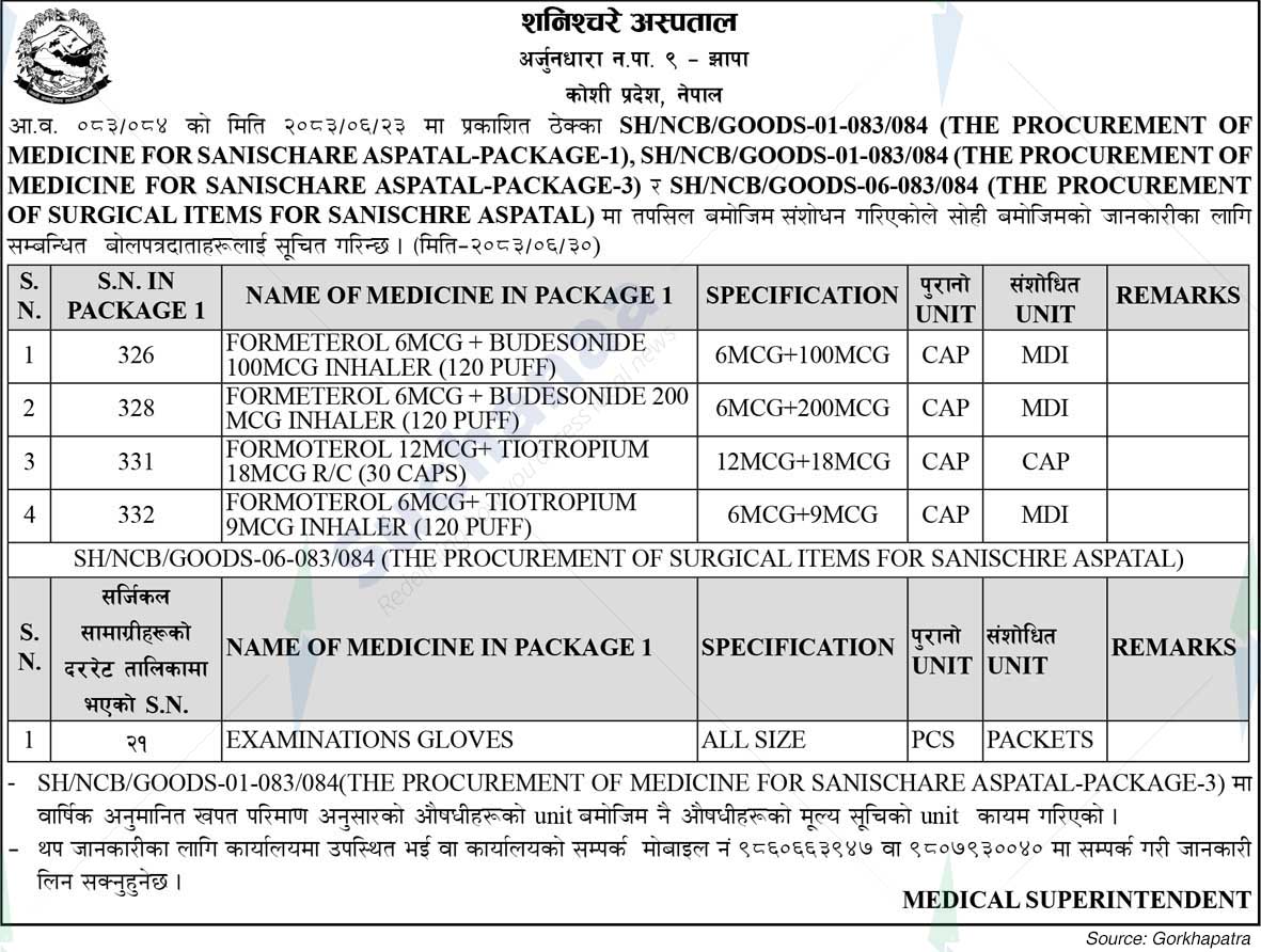 Shanischare Hospital